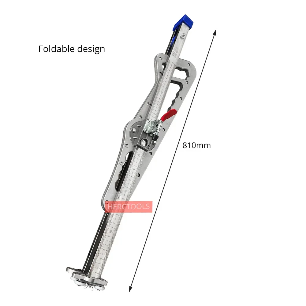 Gypsum board cutting tool, foldable aluminum alloy roller cutting tool specifically for carpentry and decoration JJ305