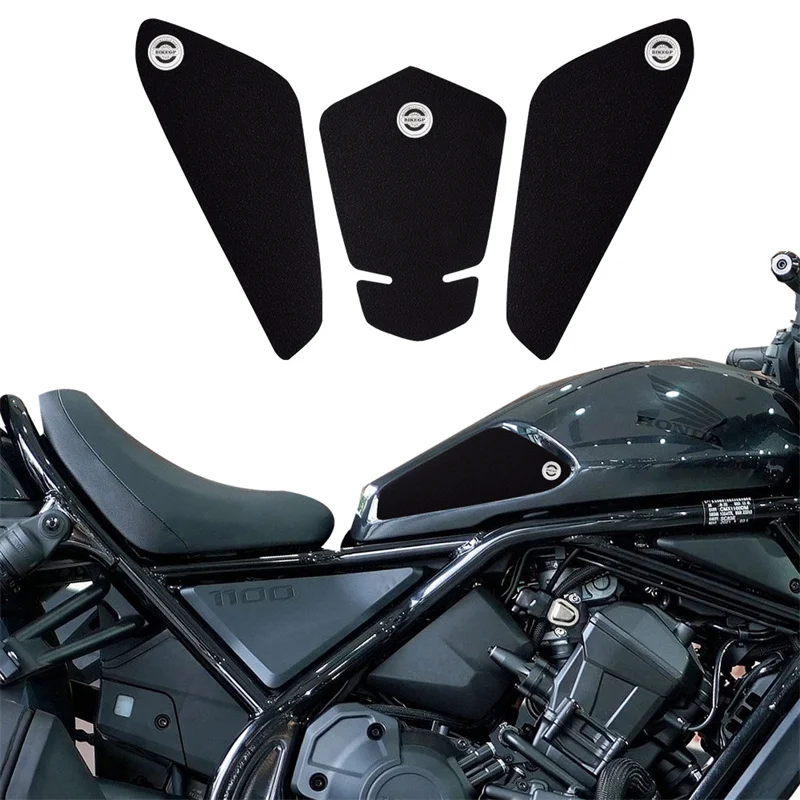 BIKE GP Motorcycle Tank Pad Sticker For HONDA CM1100 Rebel 2021- Rubber Non-slip Protector Cover Graphics Kit