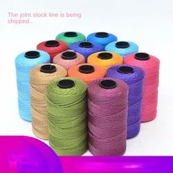 3-Strand Nylon Thread Twisted String Hook Line, Woven Crochet Hat Shoes Line, Car Cushion, Ice Silk Wool Thread, 100g, 1Pc