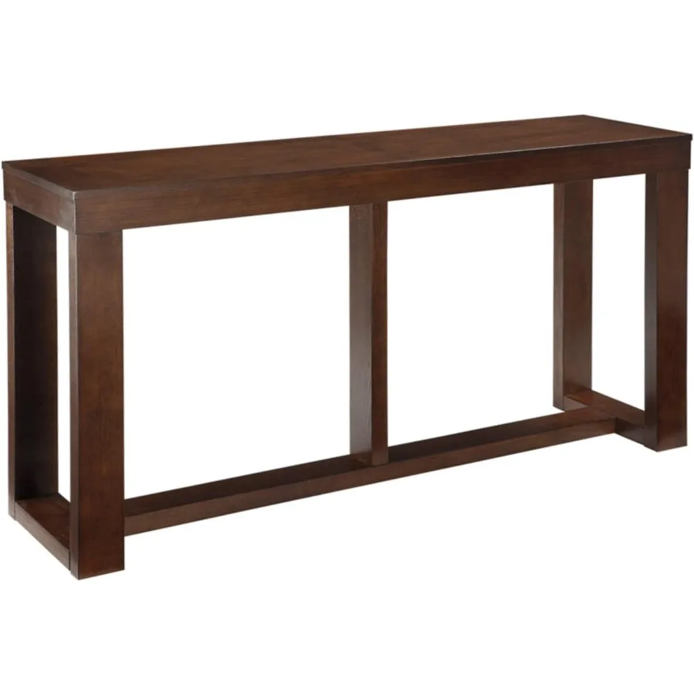 Watson Mid-Century Rectangular Sofa Table, Dark Brown