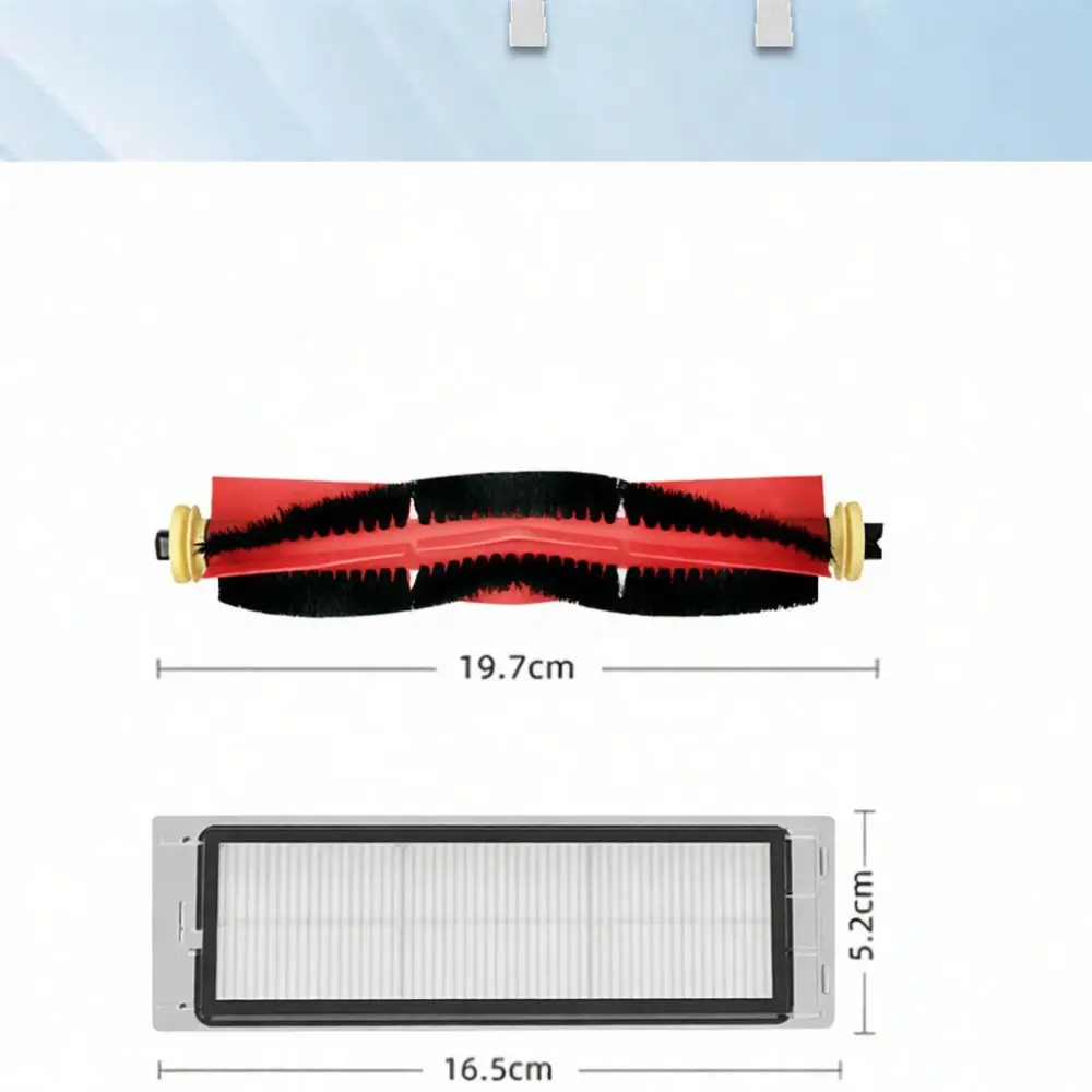 For 1S S50 S55 T4 T6 T7 Vacuum Cleaner Parts Kit Main Roller Brush HEPA Filter Side Brushes Rag Cleaning Supplies