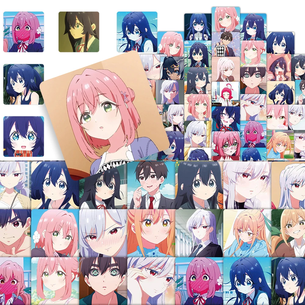 10/50 قطعة 100 الصديقات التي حقا أنيمي الكتابة على الجدران ملصق لطيف أنيمي فتاة ملصق مائي كوب الهاتف المحمول الغيتار سكيت ألعاب أطفال #3