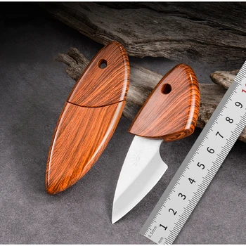 Mini nóż do owoców Ekspres do demontażu na zewnątrz Przenośny nóż Little Fat Dolphin Nóż kempingowy Express Nóż o wysokiej twardości i ostrości