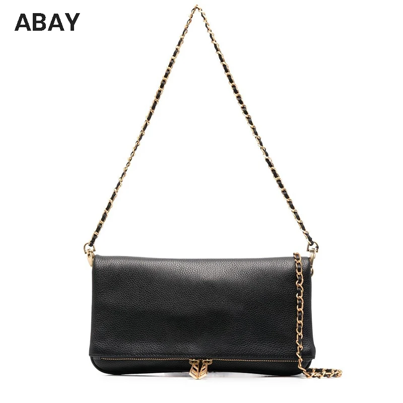 2024 New PU Zadigant Leather CrossBody Bags Shoulder Bag for Women Casual Two Chains Ladies Wings Messenger Sunny Rock Sacs Nano