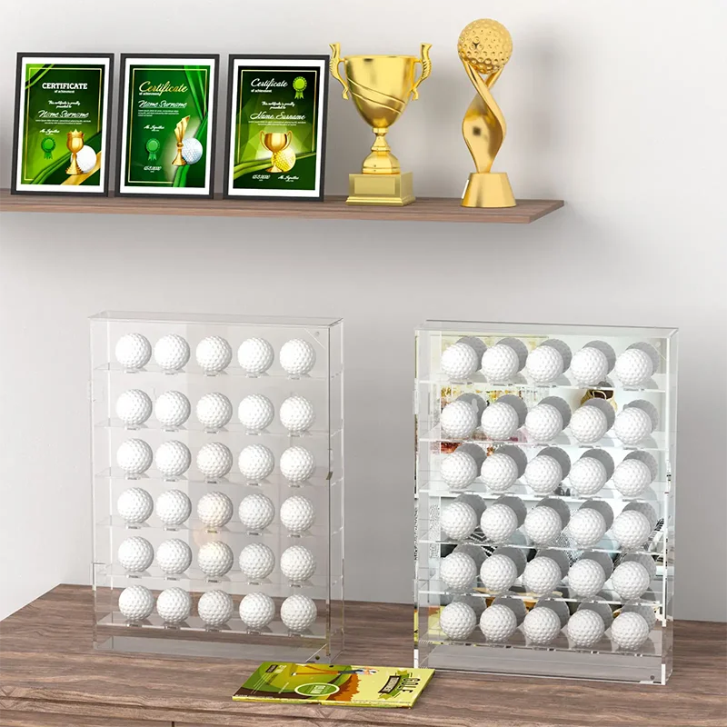 Suitable for 20 and 30 Golf Ball Display Cases, Wall-mounted Display Cases, Shelves, and Acrylic Golf Club Display Cases