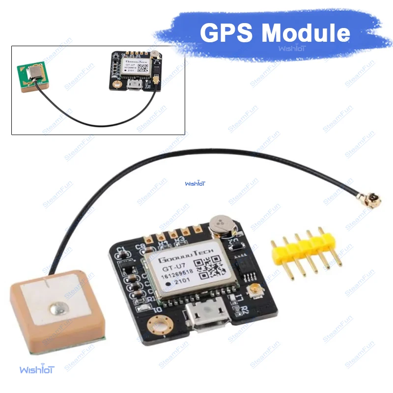 

Professional GT-U7 GPS Receiver Module Compatible NEO-6M Built-in EEPROM for Precise Navigation Location Tracking