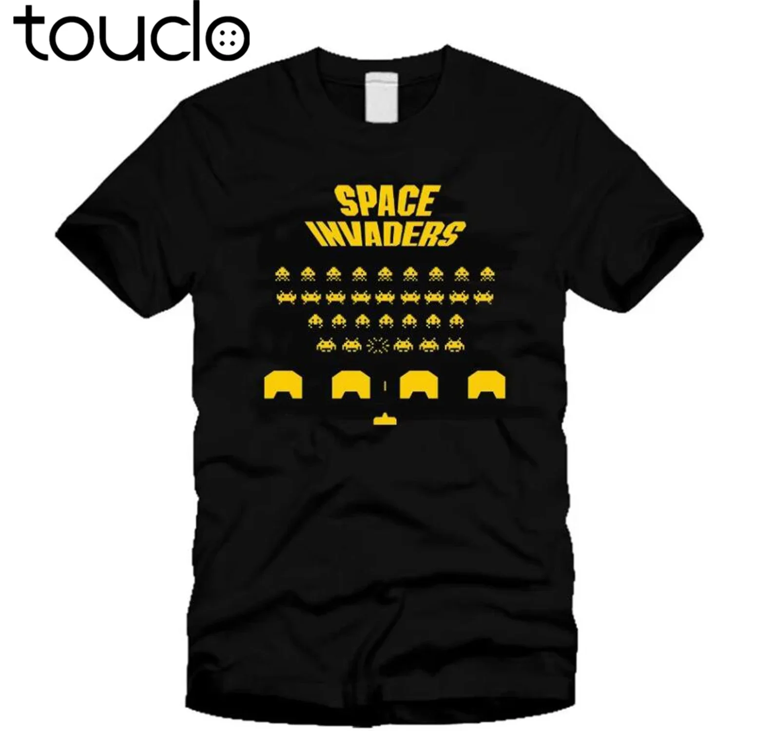 Space Invaders Halliday Ready Player One Cool Stylish Gamers  Brand T Shirt Men Fashion Cotton Round Collar Custom T Shirt