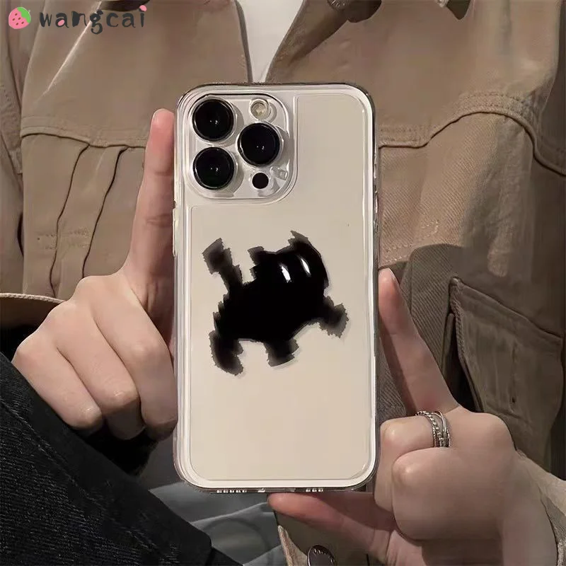 For Samsung Galaxy S20 S10 Plus Note 20 Ultra 10 Plus FE M53 M51 M33 M31s Phone Case Scared Little Black Cat Niche Style Cover