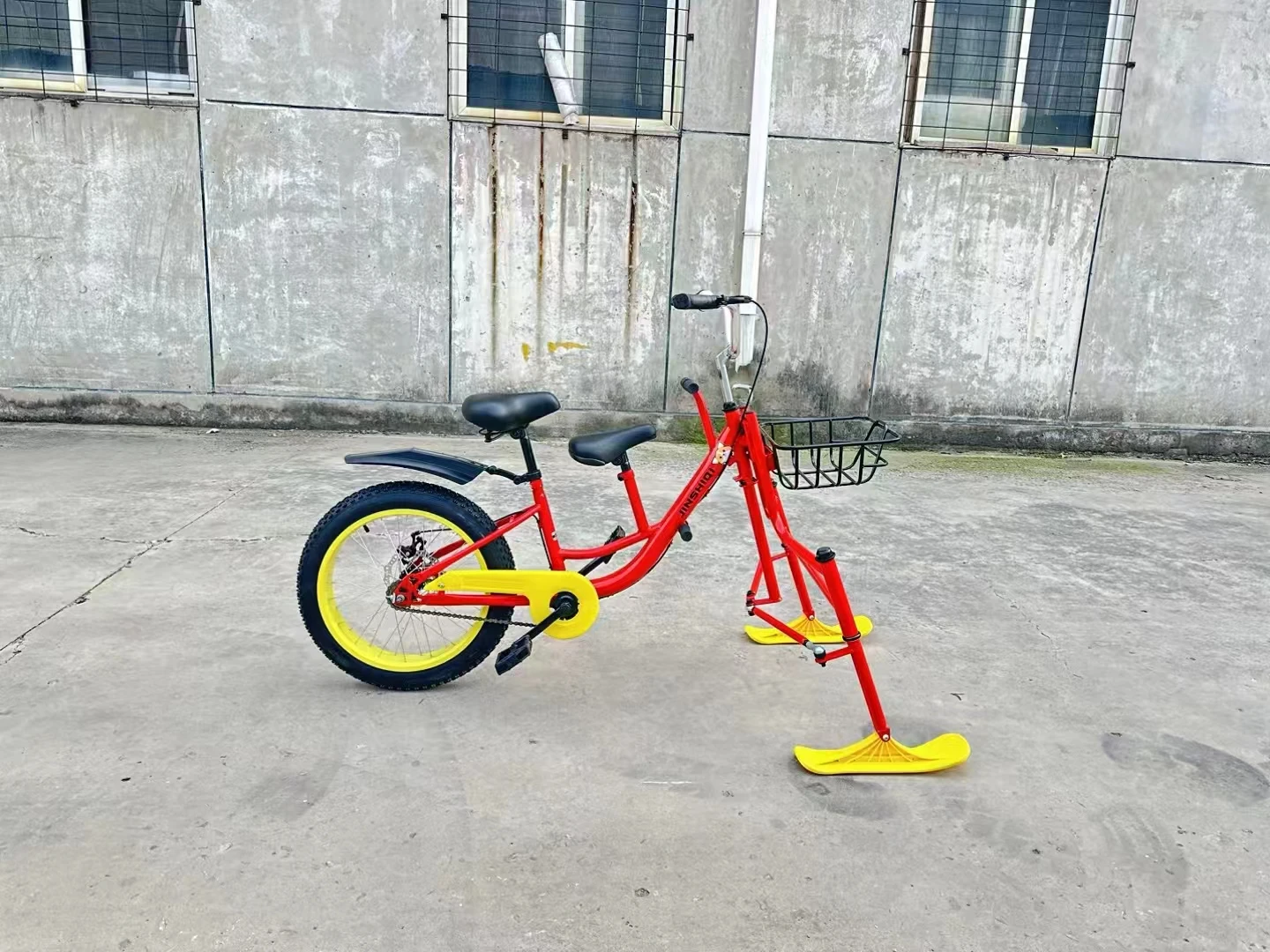 Indoor Steel Snow Skiing Hot Sale Ride-on Bike for Adults Kids Public Ice-Snow Theme Park Snow Amusement Park Facilities