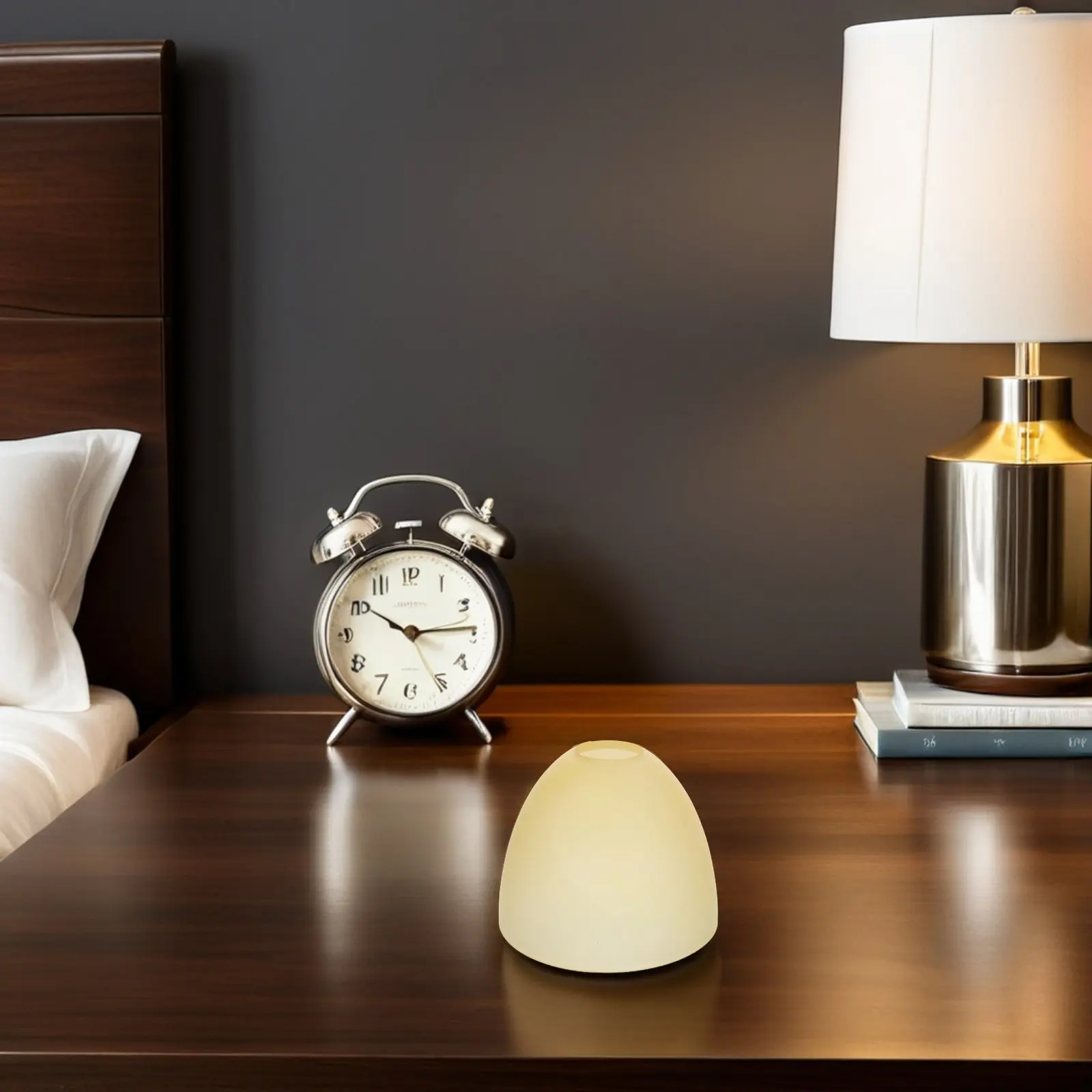 

Маленький стеклянный абажур матовый с отверстием 42 мм, декоративный, в форме колокола, для потолочного светильника, замена для спальни и офиса