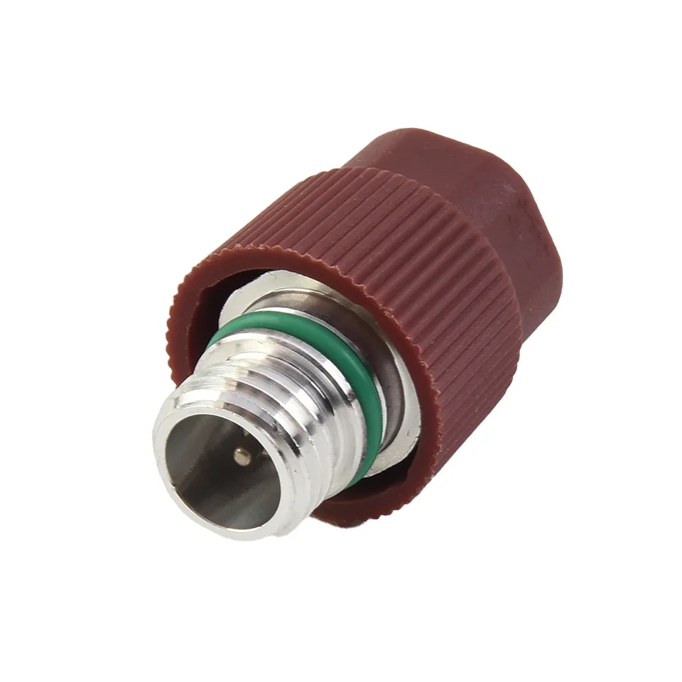 VGOL Lot de 2pcs Adaptateurs de Conversion R134A pour Systèmes de Climatisation 357820795H 357820795J Valve de Rénovation en Alliage d' aluminium