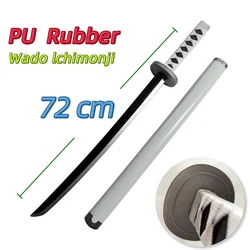 72cm 원피스 코스프레 로로노아 조로 카타나 검 PU 와도 이치몬지 검 롤플레잉 아키 미즈 사무라이 소품 파티 장난감 검