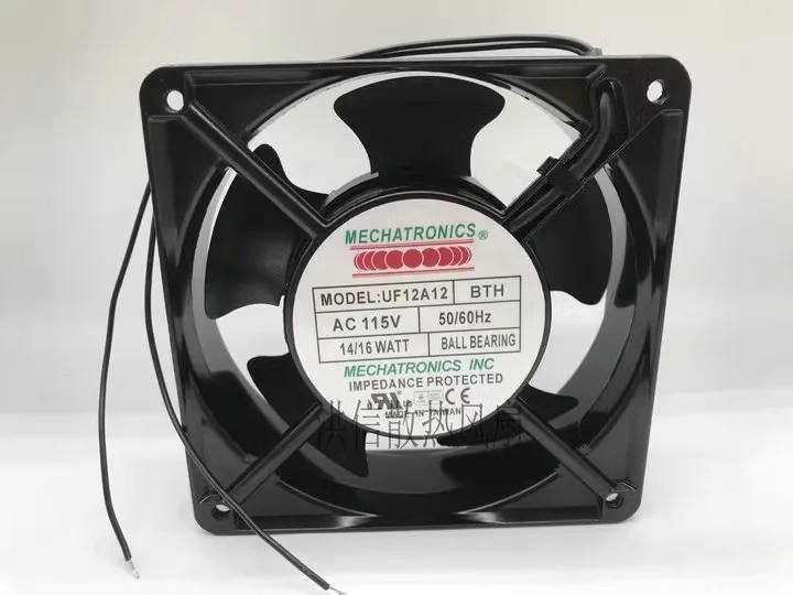 Free shipping of original MECHATRONICS UF12A12 BTH AC115V 14/16W aluminum frame cooling fan