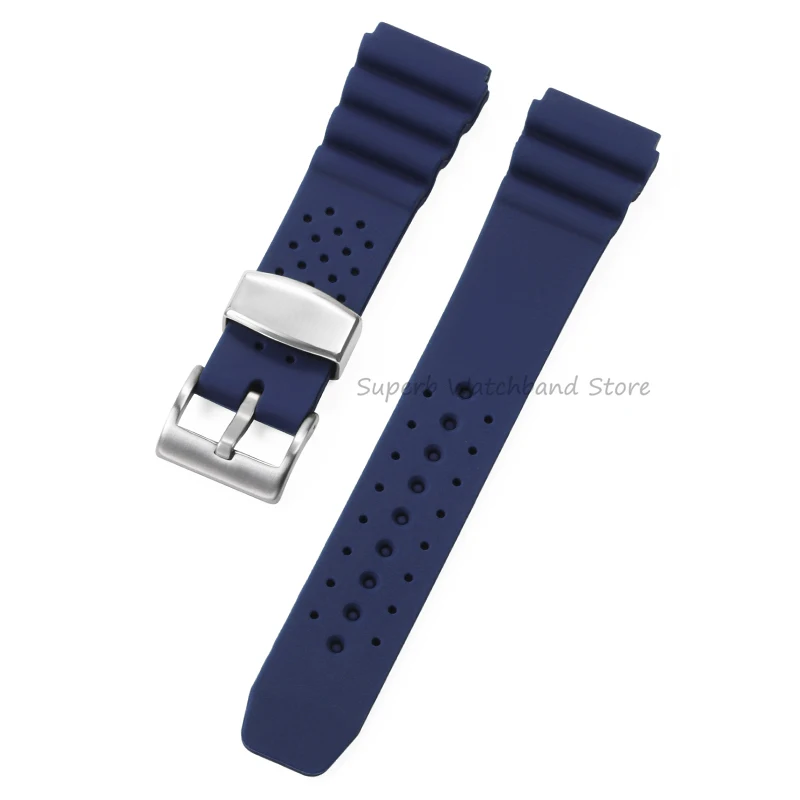 Silicone Watch Strap 20mm 22mm for SEIKO Skx007 Skx009 Diving Waterproof Sport Strap for Rolex Men Replacement Watch Accessories