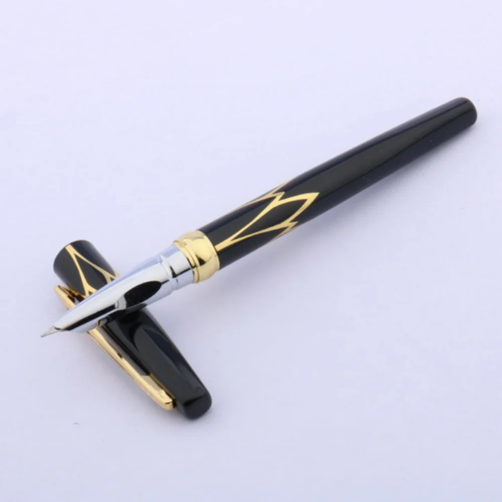 Afbeelding 6: Stonego Luxe Kwaliteit Vulpen Zwart Color Zakelijk Kantoor Fijne Punt Vulpen