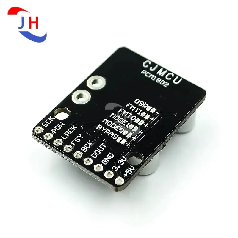 1PCS PCM1802 Audio Stereo A/D Converter ADC Decoder Digital PCM AV Amplifier Player Board ANALOG-INPUT Module 3.3V/5V PCM1802