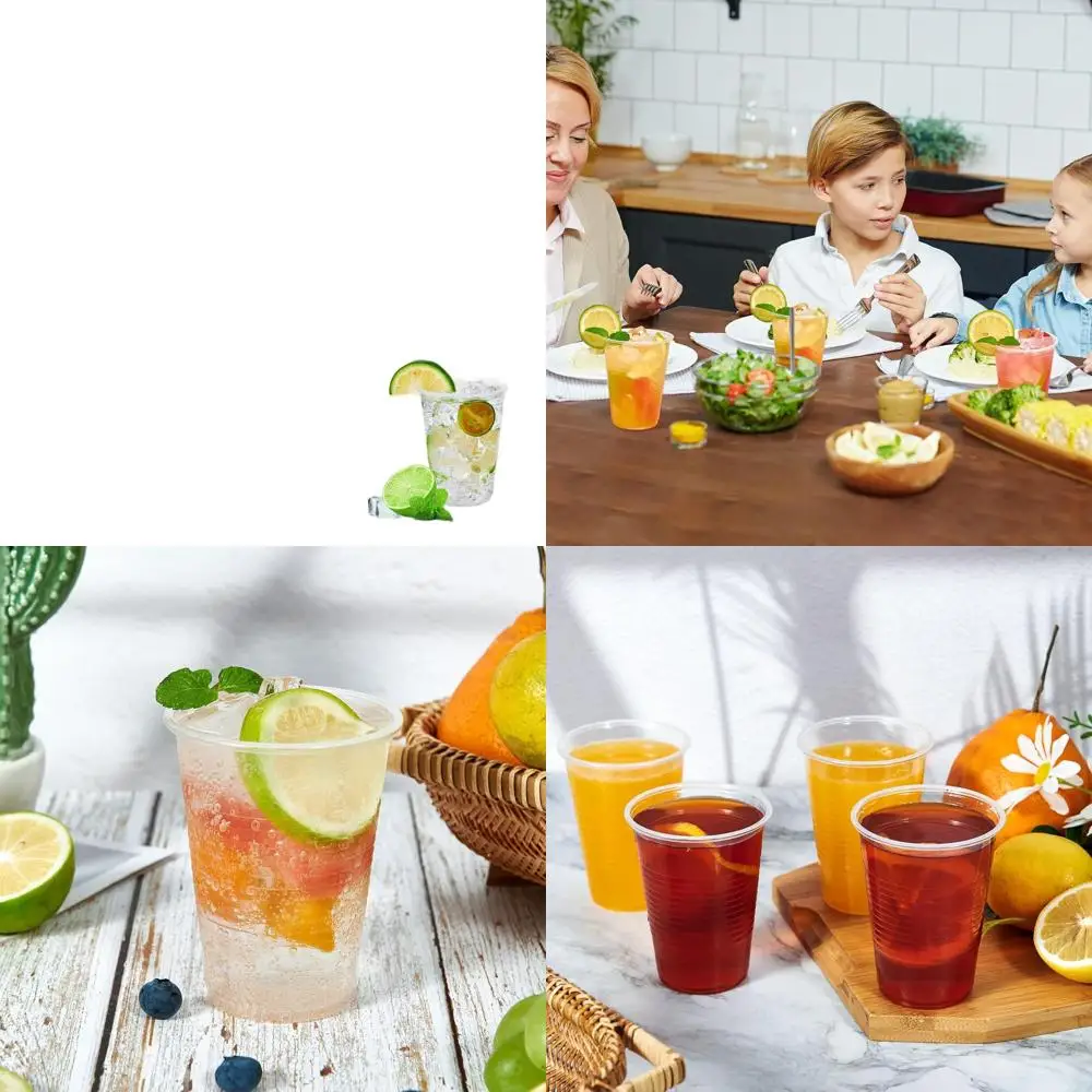 

Прозрачные пластиковые стаканчики на 9 унций, упаковка по 1000 штук — идеально подходят для дней рождения, пикников, церемоний и свадеб.