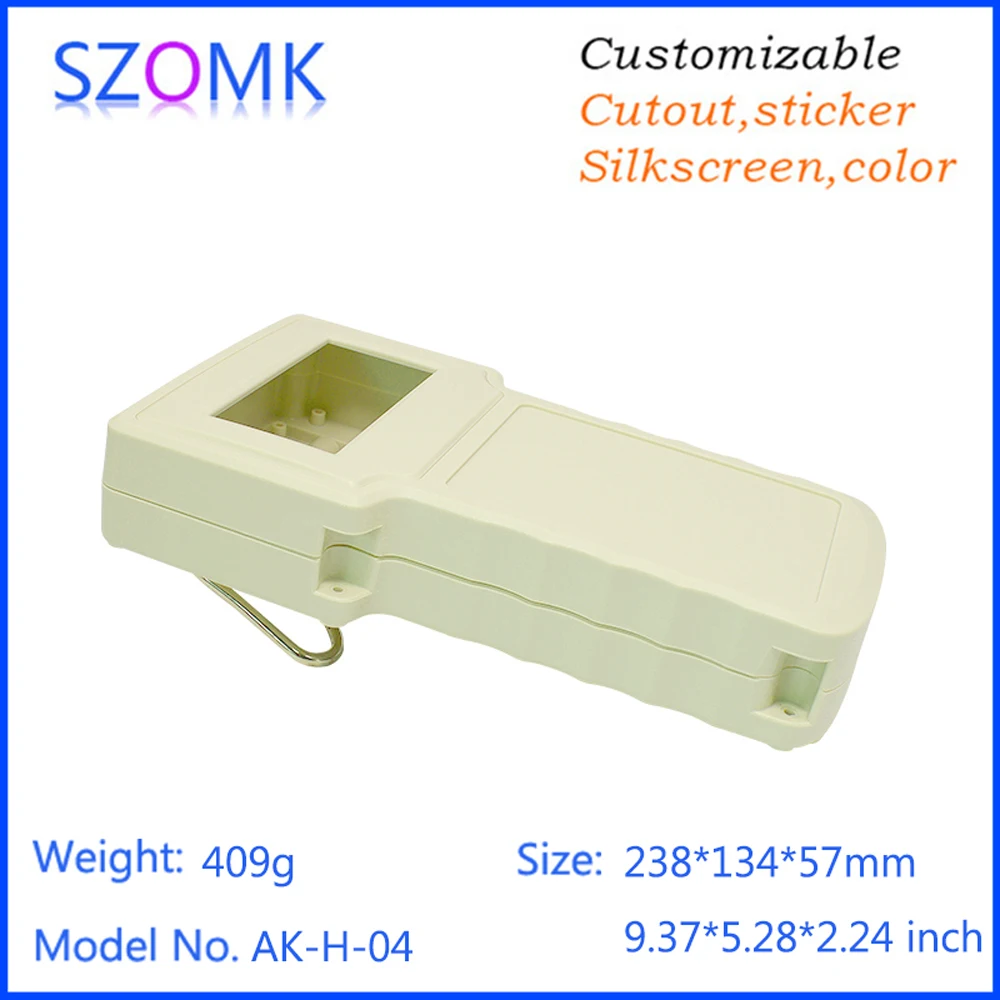 10Pieces Plastic  handheld enclosure 238*134*58MM abs plastic control box for electronics