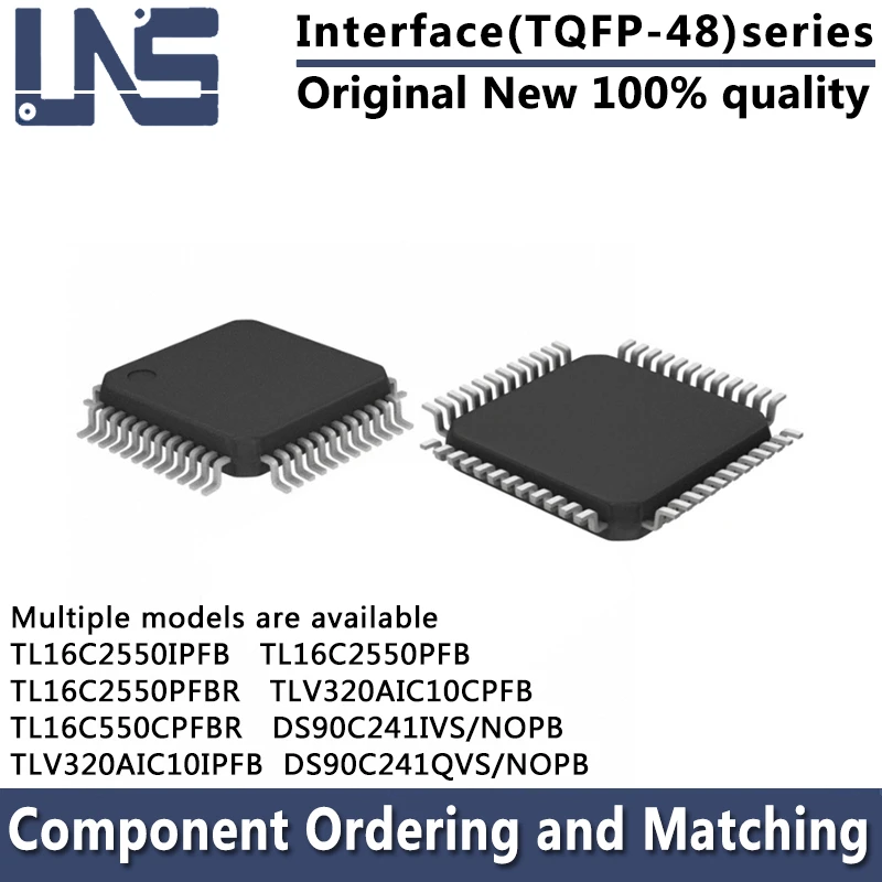 TL16C2550IPFB TL16C2550PFBR TL16C550CPFBR TLV320AIC10CPFB TLV320AIC10IPFB DS90C241IVS/NOPB DS90C241QVS/NOPB TQFP-48 Interface