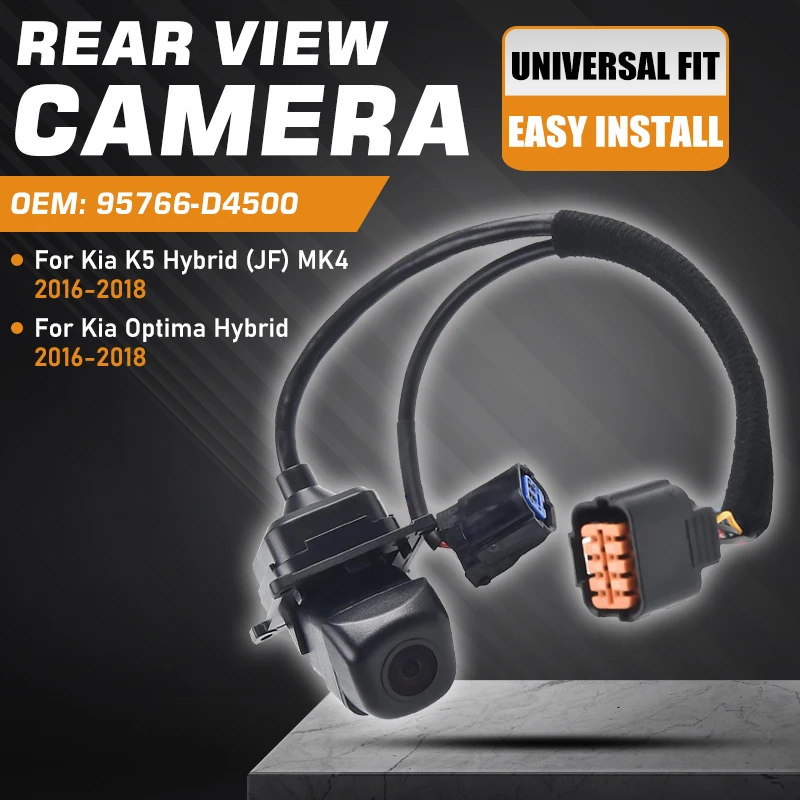 

Vehicle Reversing Backup Camera For Kia Optima K5 Hybrid 2016 2017 2018 Rear View Parking Assist Camera 95766-D4500 95760-D4501