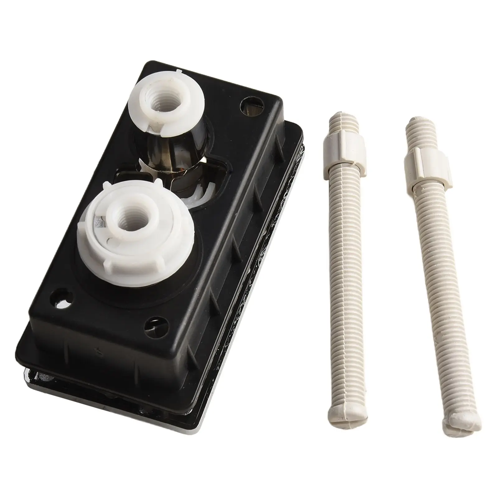 Rectangle Tank Compatible Push Button for Dual Flush Toilets Water Saving Design for Enhanced Bathroom Functionality
