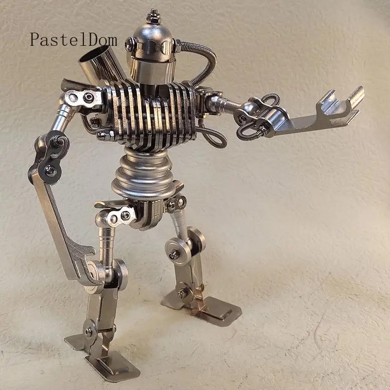 Alien Warrior Modern Soldier Model All Metal Domestic Mecha Warrior Stainless Steel Figure Decorative Ornament
