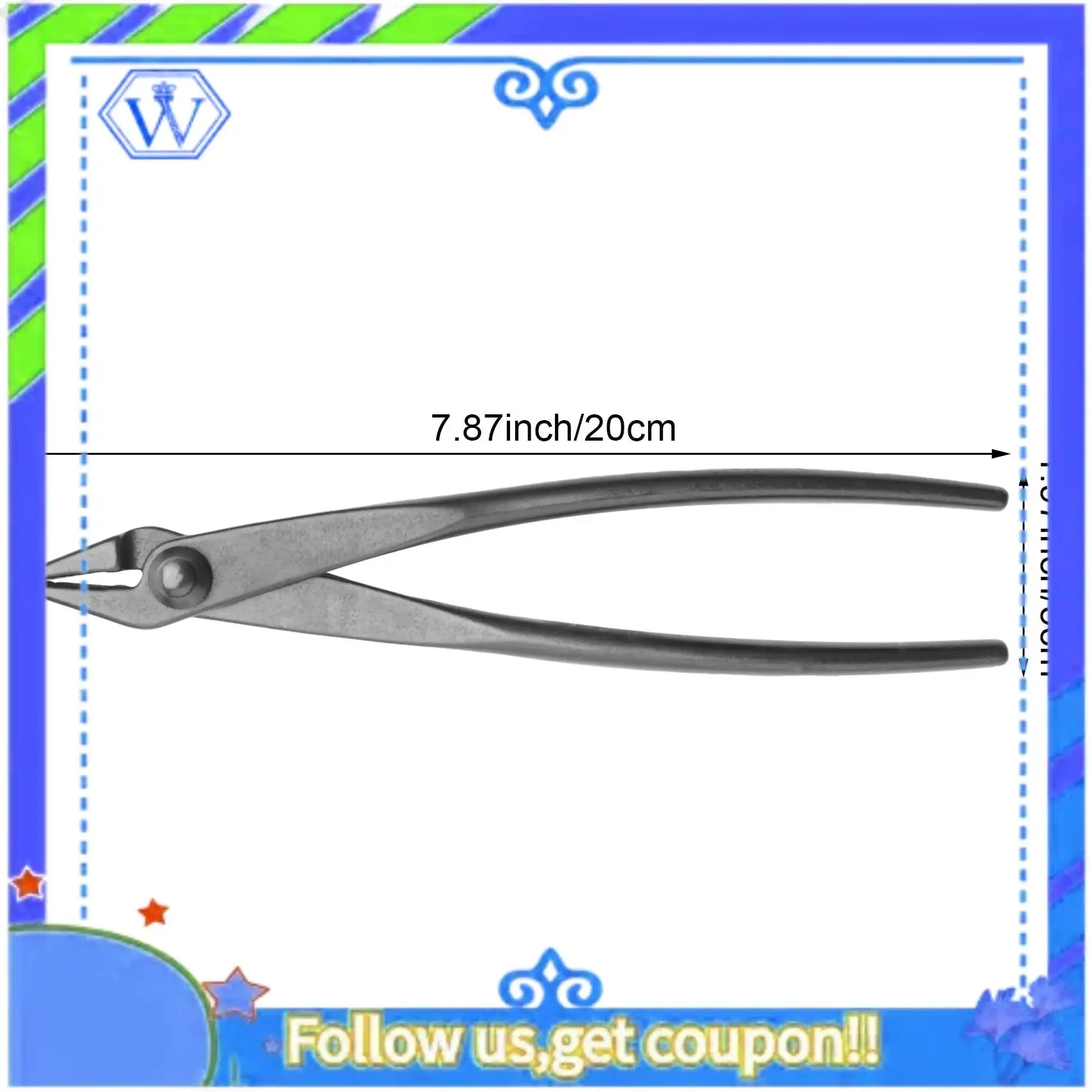 

Easy To Use 20Cm Round Edge Steel Garden Pruning Wire Drawing Pliers Shears Thick Branches Cutter Scissors Bonsai Tools