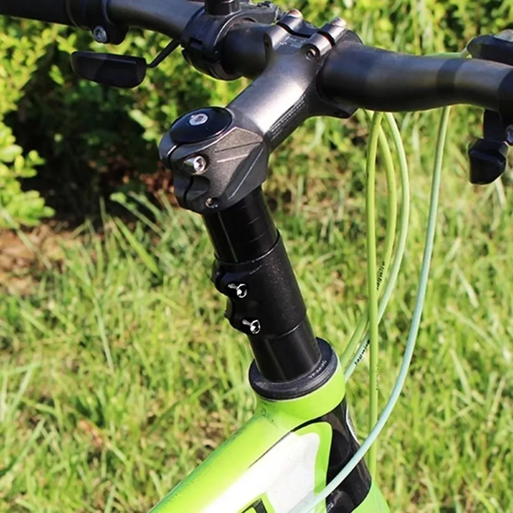 Aluminum Alloy Bike Stem Height Extender High-strength Riding Comfort Bicycle Stem Booster Parctical Vertical Height Extender