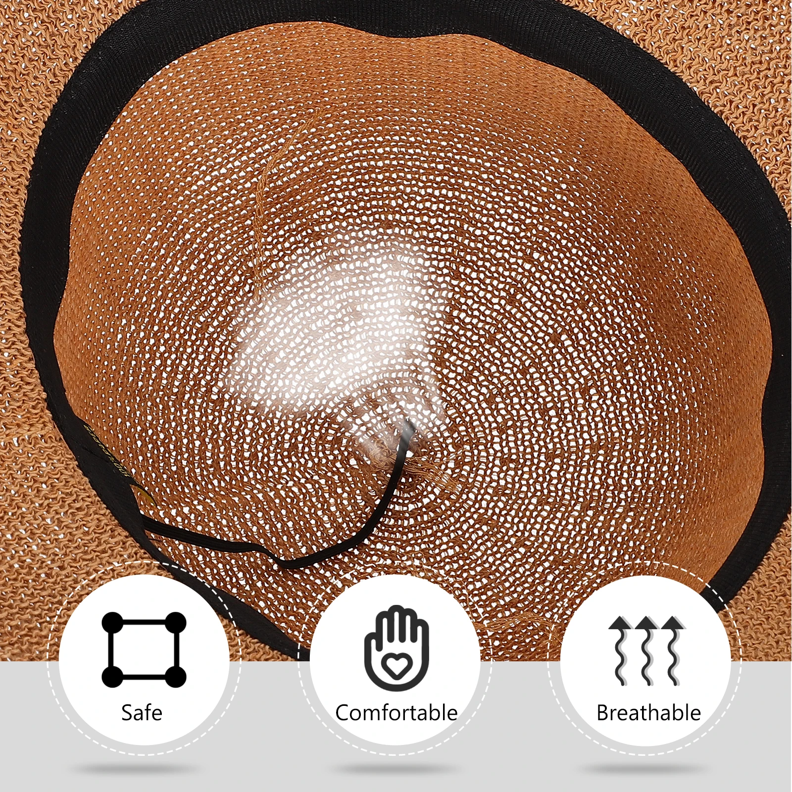

Straw Hat Breathable Women Woman Sunhat Durable Fashion Beach Outdoor Sunhat Vacation H made Straw Weaving Hat