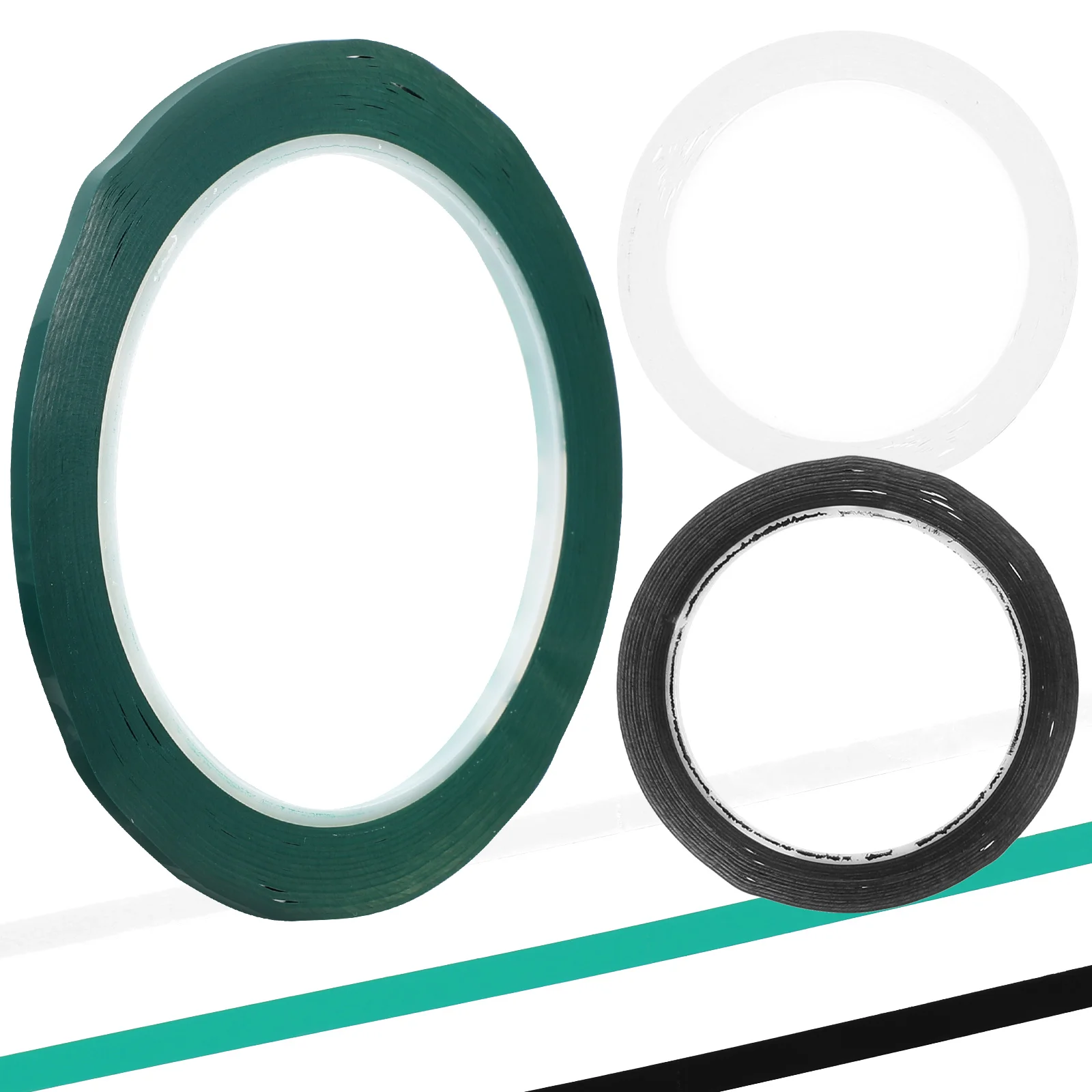 

3 Rolls Adhesive Tape Violin Phoneme Stickers Small Pvc Practicing Decal Tapes for Fingerboard