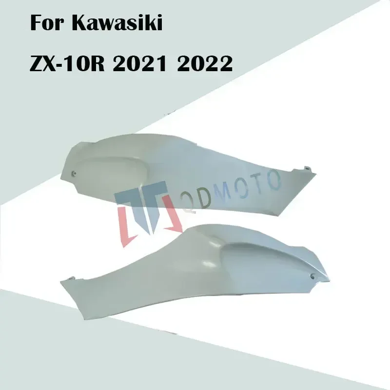 For Kawasiki ZX-10R 2021 2022  Motorcycle Unpainted Fuel Tank Left and Right Side Plate ABS Injection Fairing