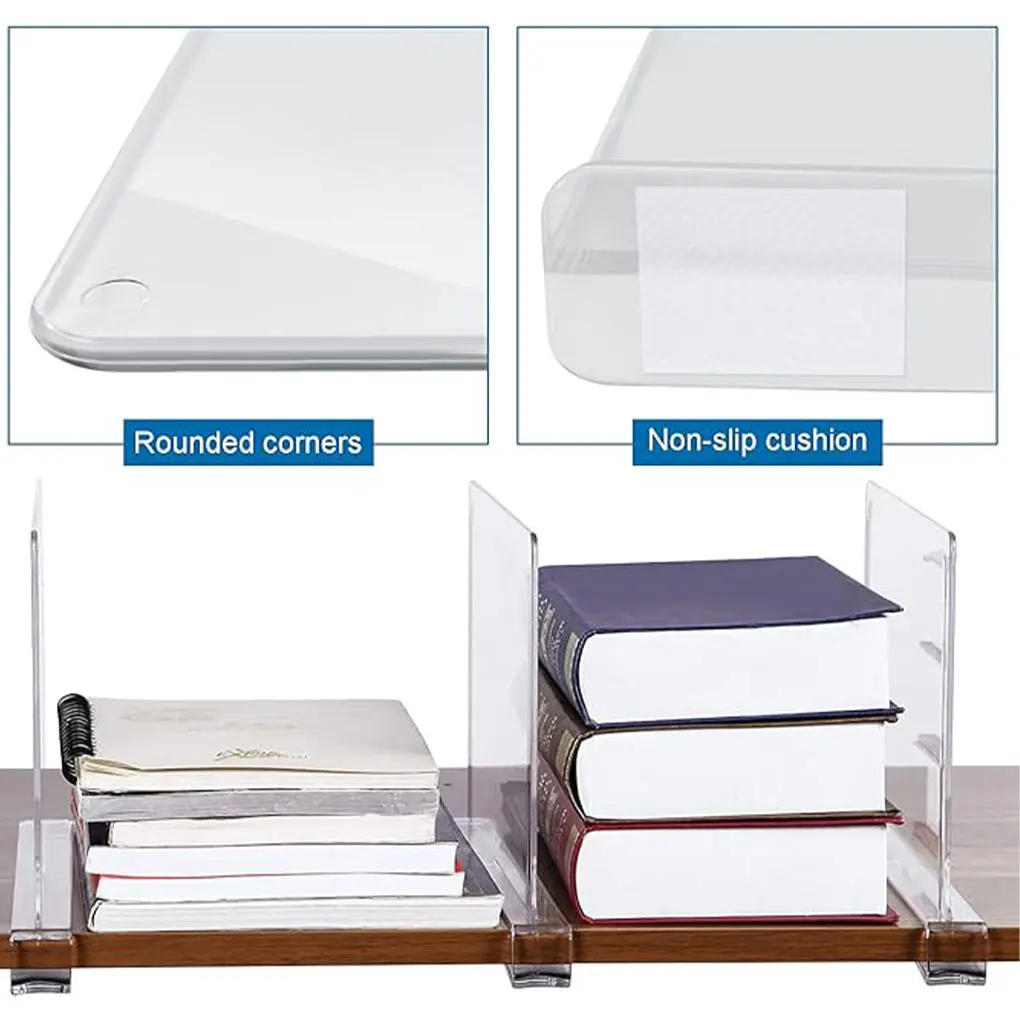 2 2pcs set Save Space With Closet Shelf Dividers Effortlessly Maximize Storage Capacity Strong