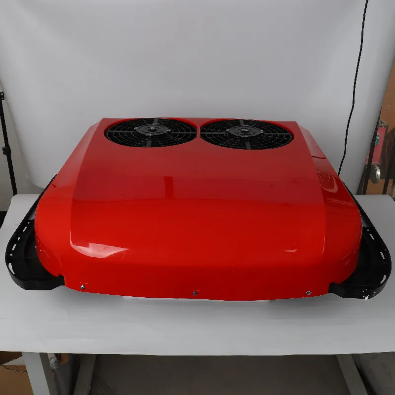 متنقل وقوف السيارات برودة 24 فولت حافلة شاحنة فان 12 فولت 12 فولت سقف أعلى مكيف الهواء ل RV #3