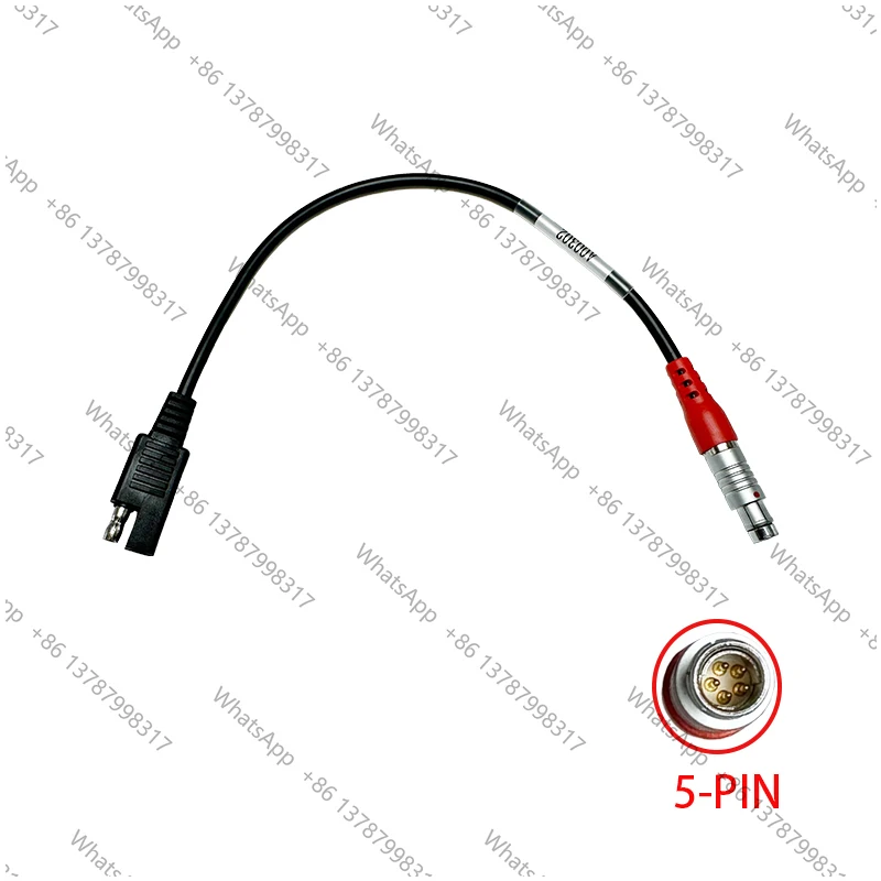 A00302 Power Cable For GPS GB500 1000 GR3 HiPer Lite Wired GRX-1 GRX-2 GRX-3 To SAE 2-pin Connector surveying