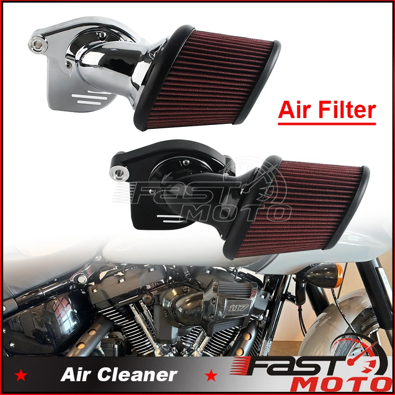 

Motorcycle Air Cleaner Engine Air Filters Kits For Harley Softail M8 Sport Glide Heritage Slim Deluxe Low Rider Breakout 18-24