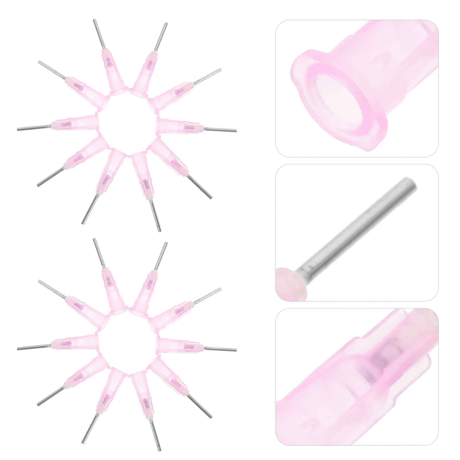 100pcs Multi purpose Tip Needles for Industry Assorted Dispensing Replacement Tips ABS Material Compact Storage