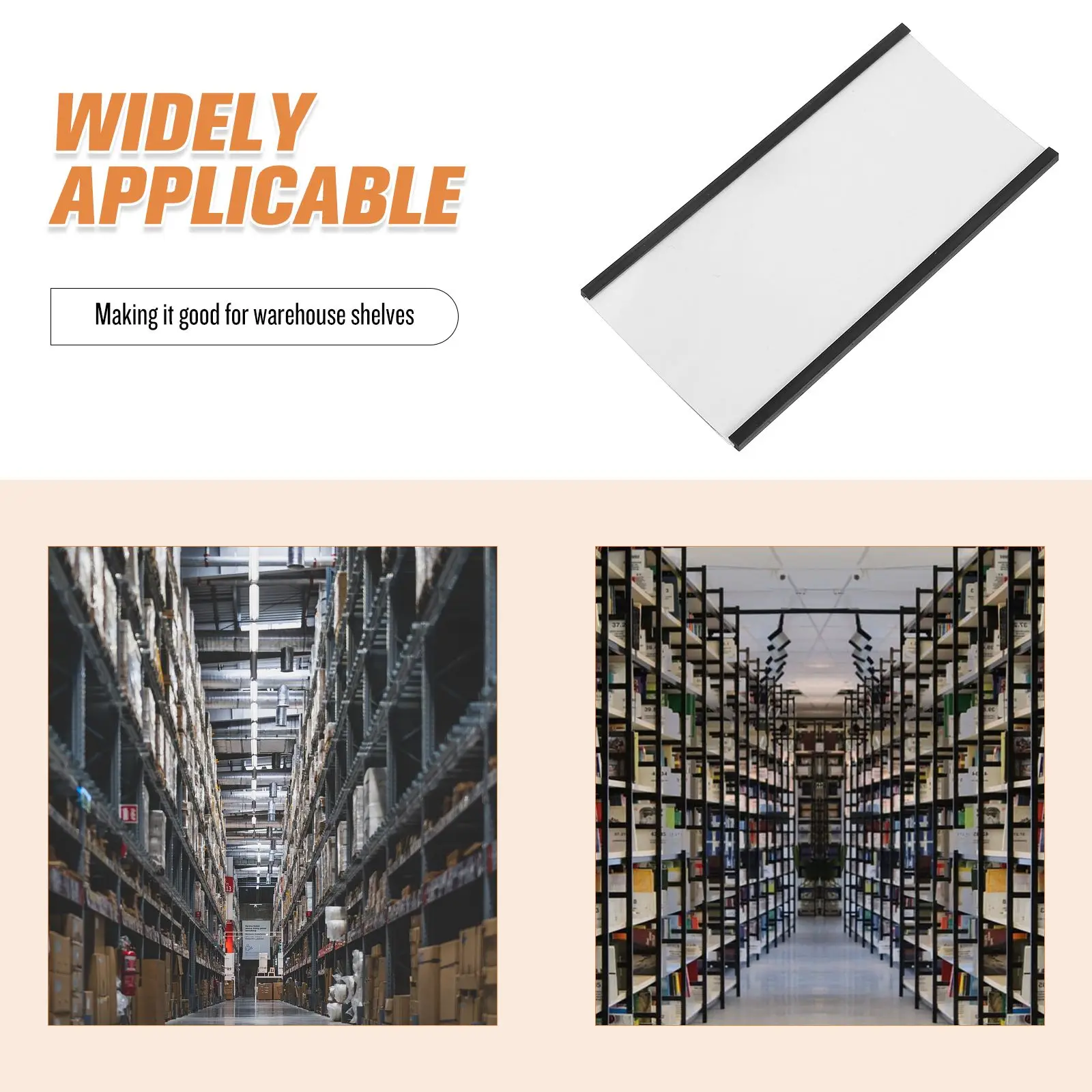 10 set Magnetic Label Holder Name Tag Clip Shelf Sign ganizer Warehouse Office Refrigerator File Cabinet Whiteboard Reusable