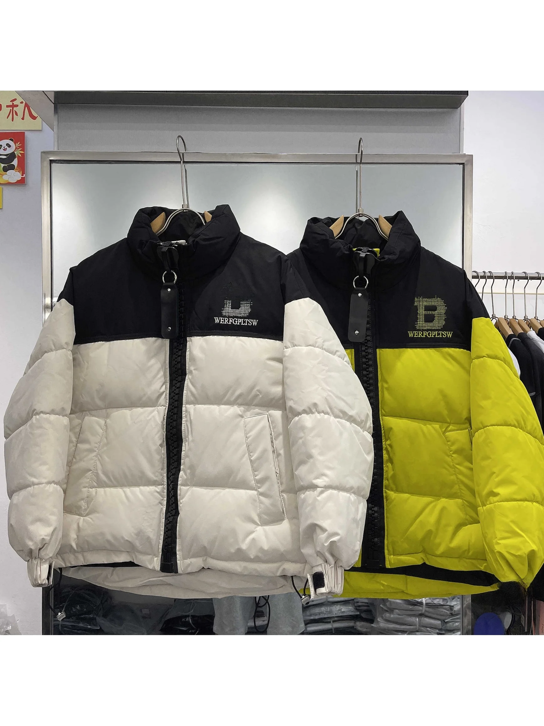 

plus Size Cotton Jaet with Zipper Stand Collar Splice Design Men's Warmth Coat American Retro Sle Bread Coat Outerwear