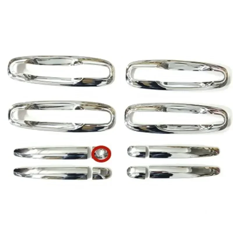 For Chevrolet Optra Lacetti Daewoo Nubira Car Styling Chrome Exterior Door Handle Cover Door Handle Bowl Trim 2005-2016