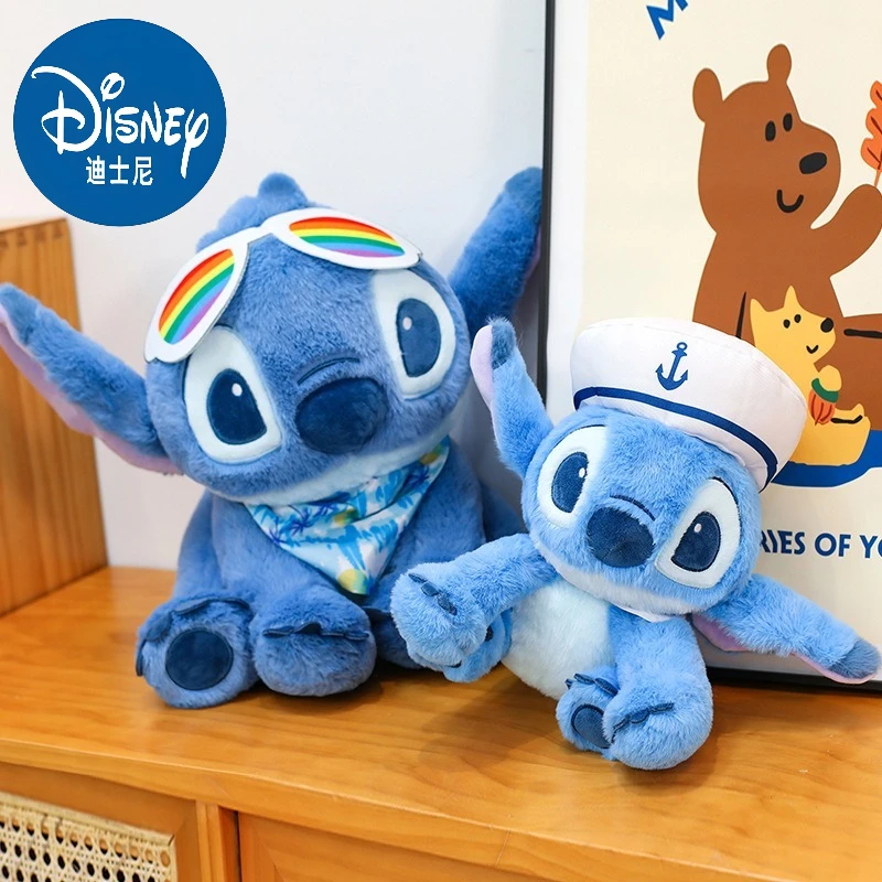 

Летнее стекло Disney Kawaii трансформирует в темно-синюю плюшевую куклу, украшения для дома, лучший подарок на день рождения для друзей, рождественские подарки