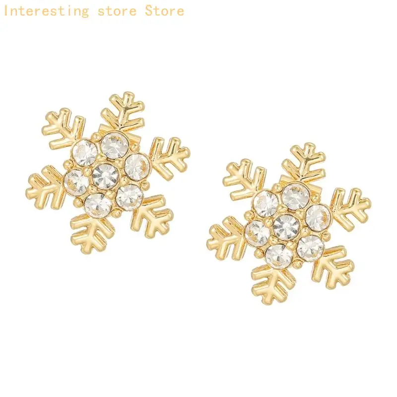 Schneeflocken-Ohrhaken-Charm-Ohrclip für Freeclip 1/2 Zubehör für den täglichen Look 55KC – Detail 4