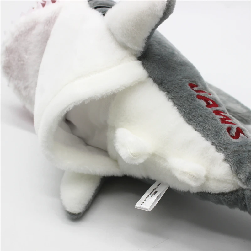 Grote haai knuffel, handpop speelgoed, grappig speelgoed voor jongens, witte haai vingerpop, verjaardagscadeau voor kinderen