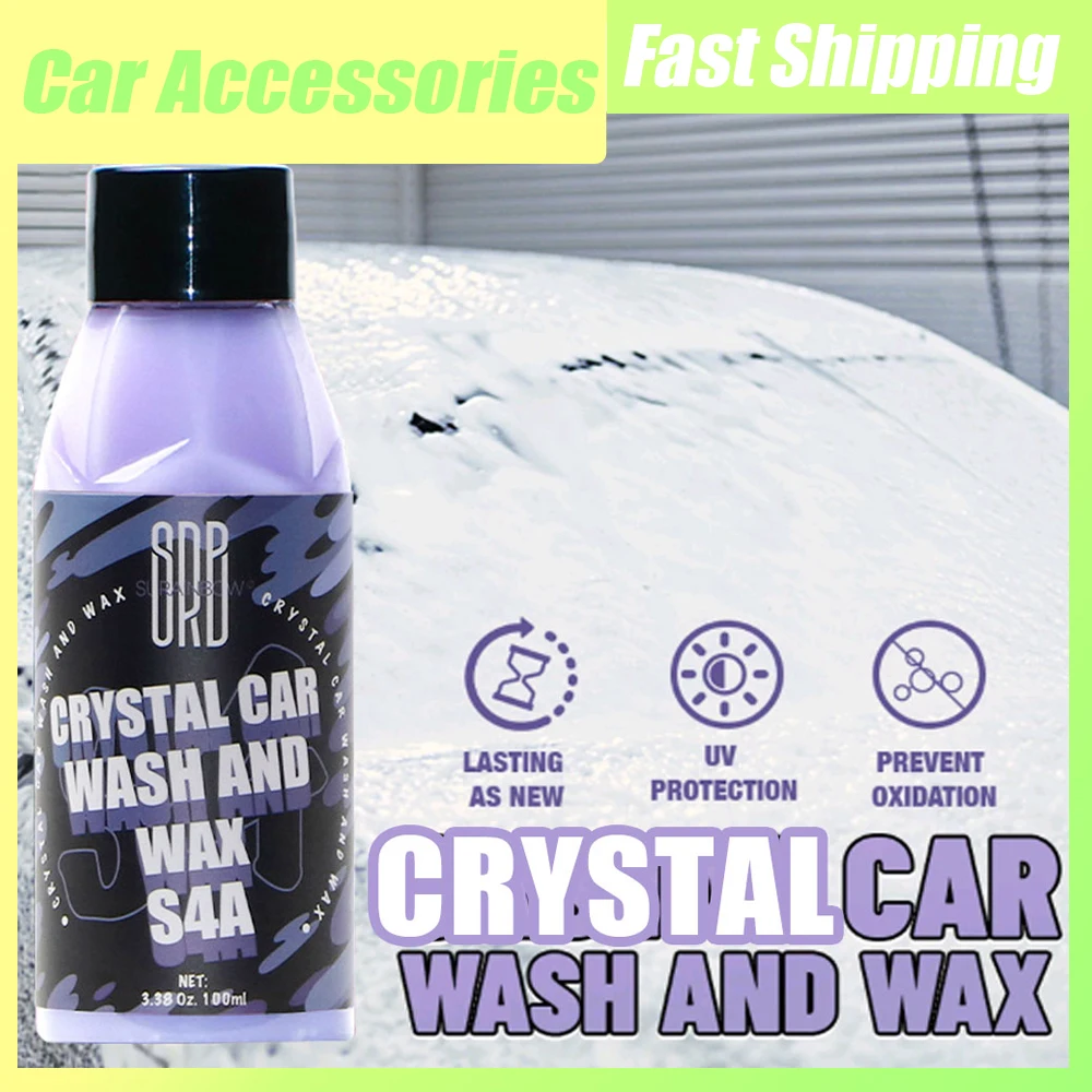 

1pc Universal Car Foaming Cleaning Fluid Car Body Wash Polishes Tool Auto Paint Protection Fluid Wax Car Wash Accessories