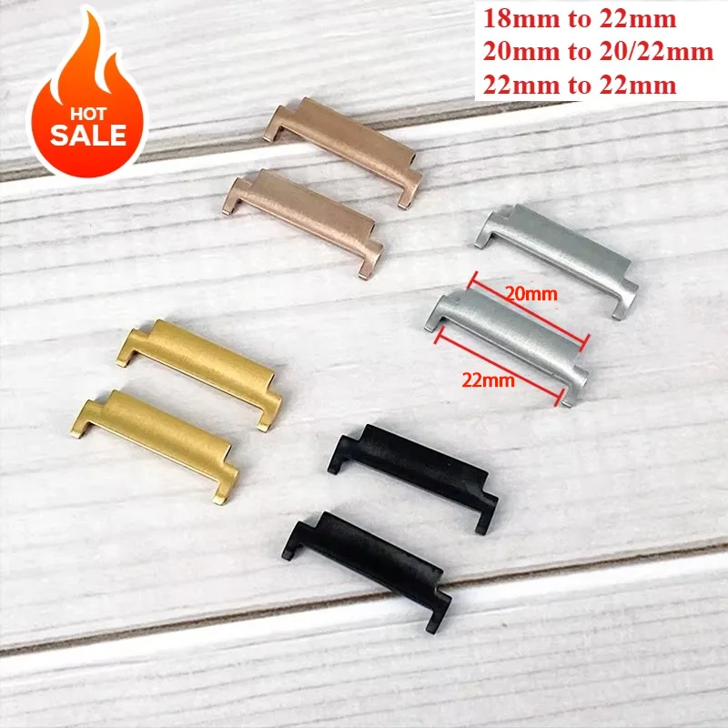 Conector de metal para samsung galaxy watch 7/6/5/4 clássico 18mm 20mm 22mm adaptador de aço inoxidável de liberação rápida para huawei watch5