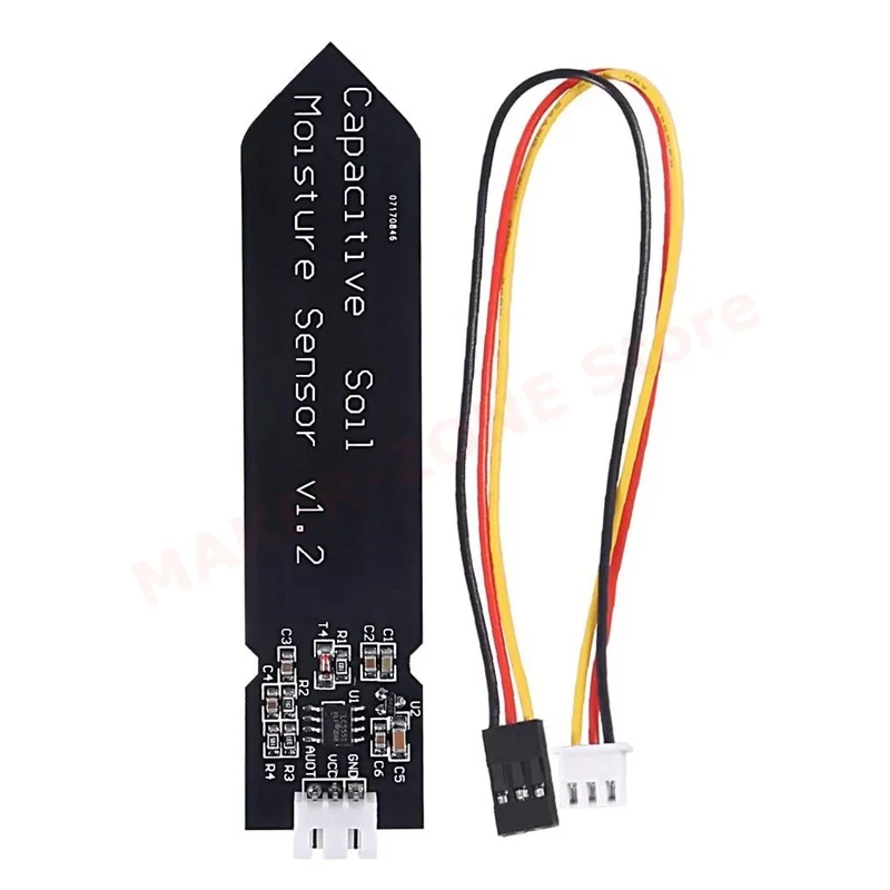 10 PCS Capacitive Soil Moisture Sensor Module Corrosion Resistant Soil Humidity Detection Module for Arduino DIY Parts