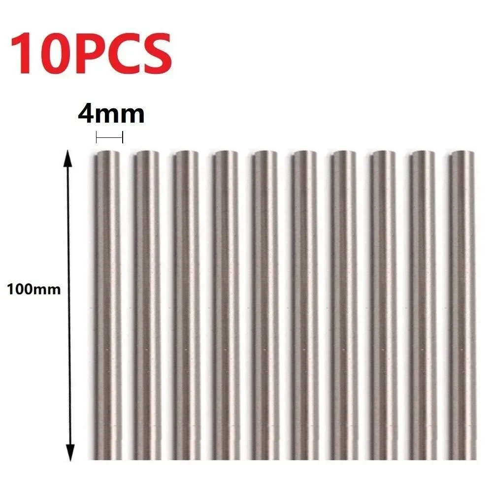 10 pz HSS Acciaio Ad Alta Velocità Solido Asta Rotonda Tornio Bar Stock Assortiti Diametro 1.5mm 2mm 3mm 4mm Lunghezza 100mm