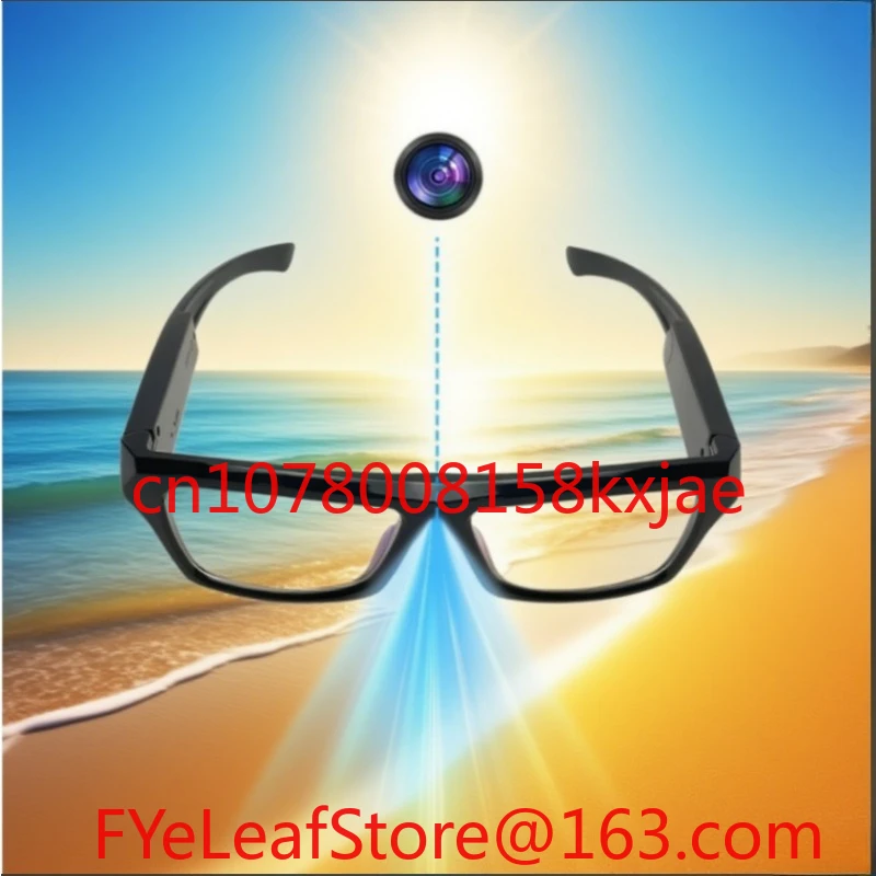 

HD 1080P Wireless Sport Wifi Smart Glasses Headphones With Microphone Glasses With