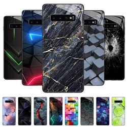 For Samsung S10 5G Case Cover Tempered Glass Case Coque For Samsung Galaxy S10e S10 S20 FE Ultra Plus S 10 Lite Protect Case