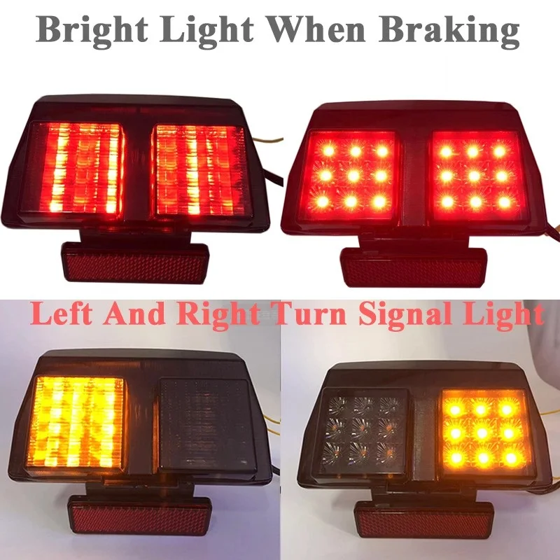 Motorcycle LED Rear Tail Light Integrated Turn Signal Hazard Warning Light for Ducati 998 996 916 748 1994 - 2003