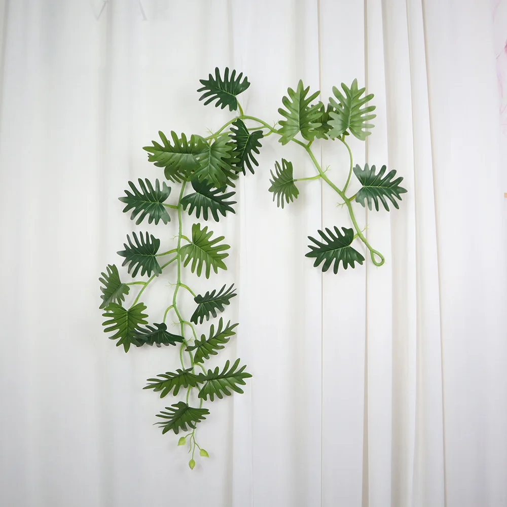 12m-watermelon-leaves-green-plants-vines-artificial-plant-wall-hanging-vine-garden-diy-fake-wreath-home-party-decor-supplies